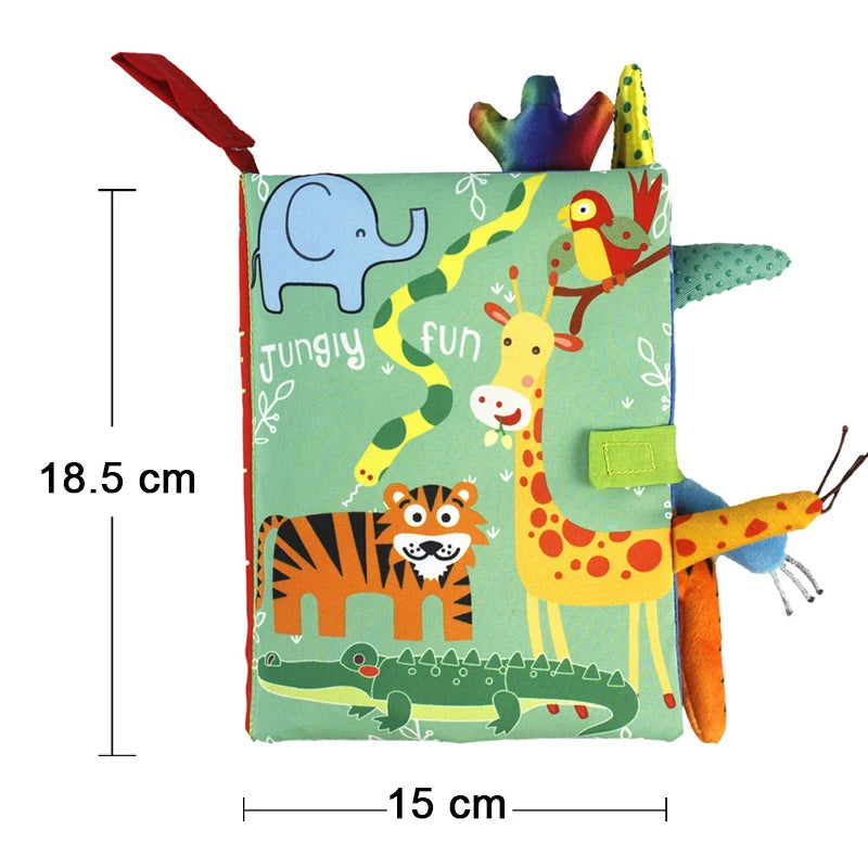Baby's First Animal Friends: Soft Cloth Learning Book