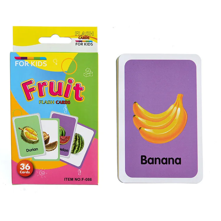 Kids Learning Cards — Shapes, Animals & Colors Flashcards for Early Education