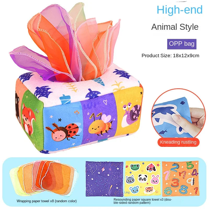 Magic Tissue Box: Sensory Finger Fun & Learning Toy