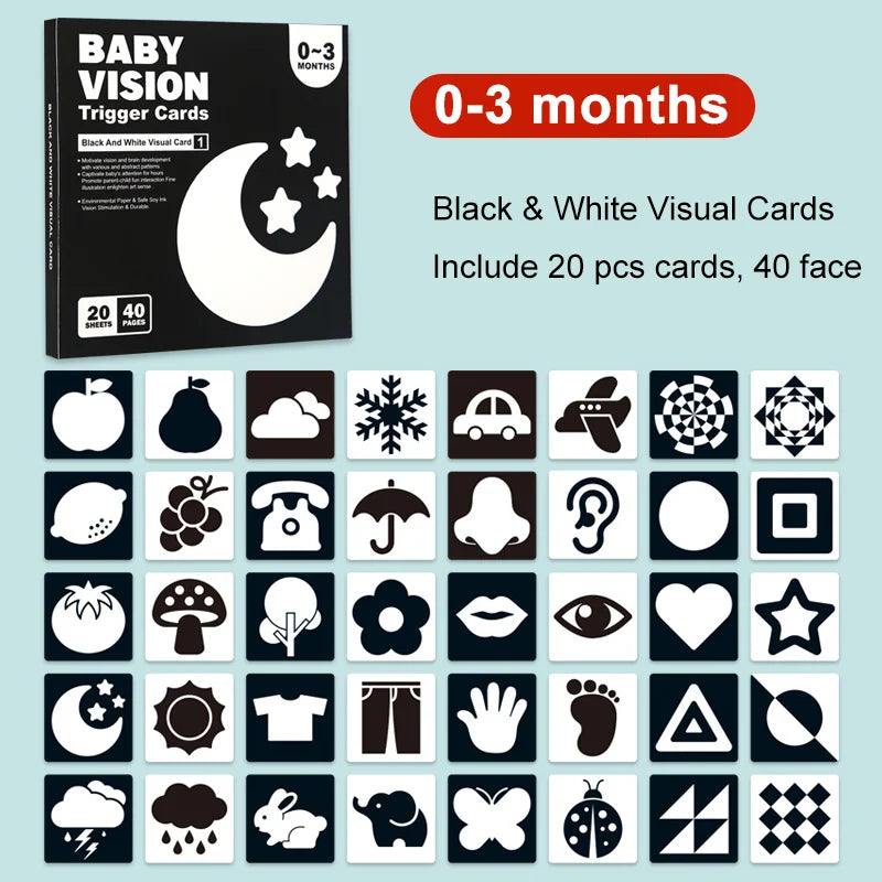 High Contrast Black & White Flash Cards