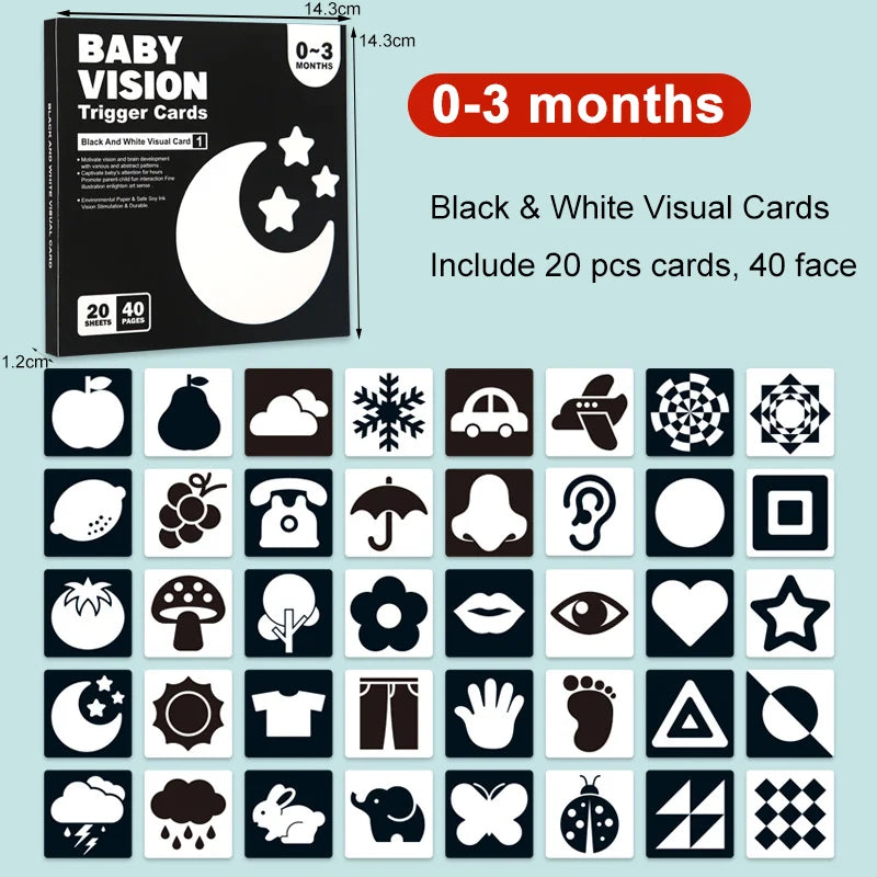 High Contrast Black & White Flash Cards
