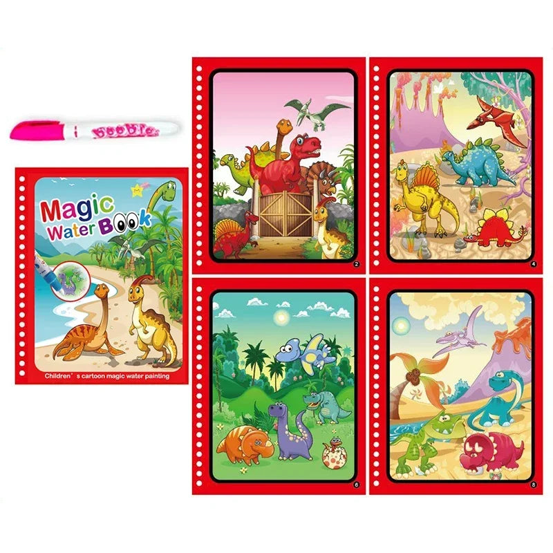 Magic Sketch & Learn: Reusable Water Drawing Book