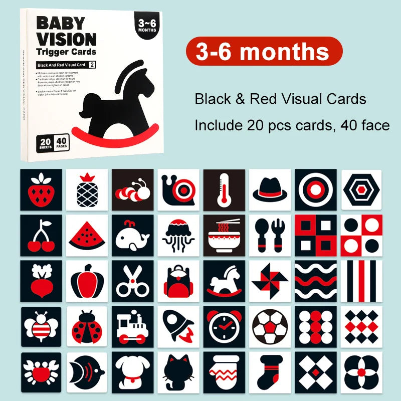 High Contrast Black & White Flash Cards