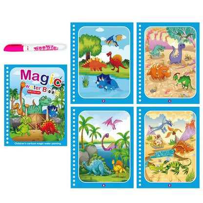 Magic Sketch & Learn: Reusable Water Drawing Book