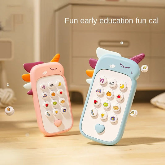 Baby Musical Phone Toy – Teether, Sound, Sleep & Learning Toy for Infants & Toddlers