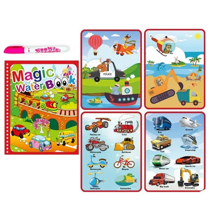 Magic Sketch & Learn: Reusable Water Drawing Book
