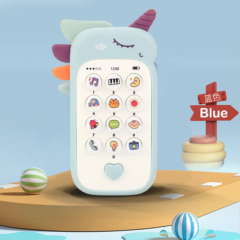 Baby Musical Phone Toy – Teether, Sound, Sleep & Learning Toy for Infants & Toddlers